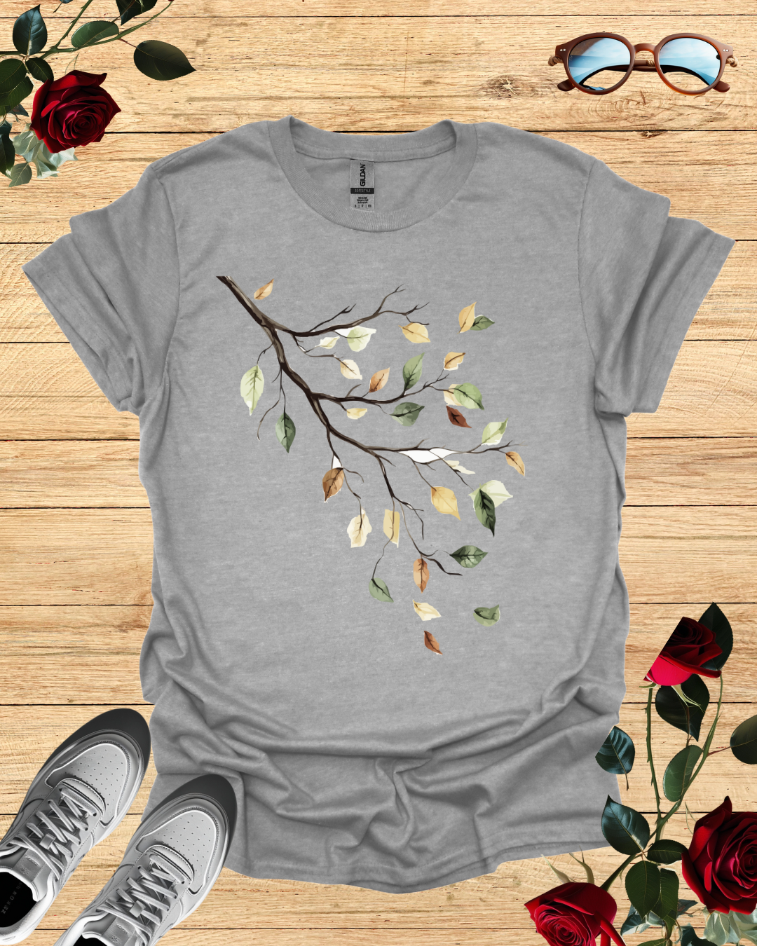 Tree Branch – Nature-Inspired T-Shirt in Long & Short Sleeve Styles Printify