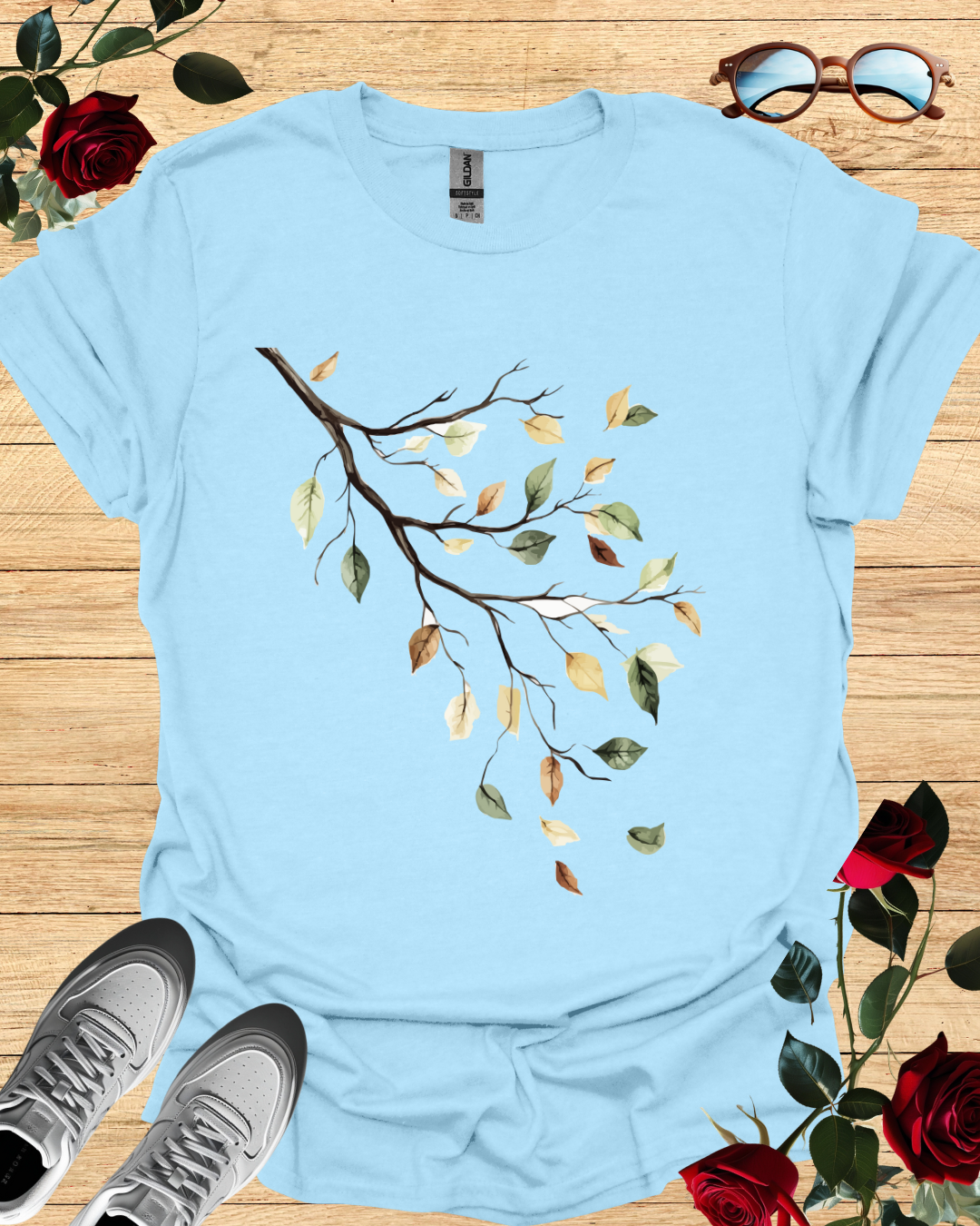 Tree Branch – Nature-Inspired T-Shirt in Long & Short Sleeve Styles Printify