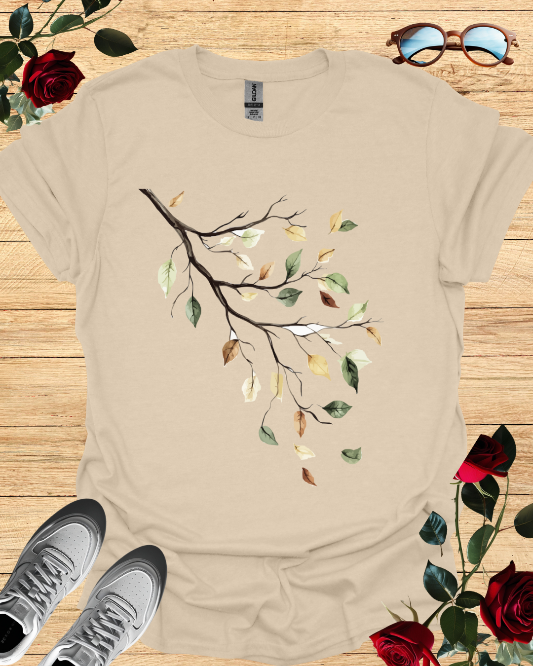 Tree Branch – Nature-Inspired T-Shirt in Long & Short Sleeve Styles Printify