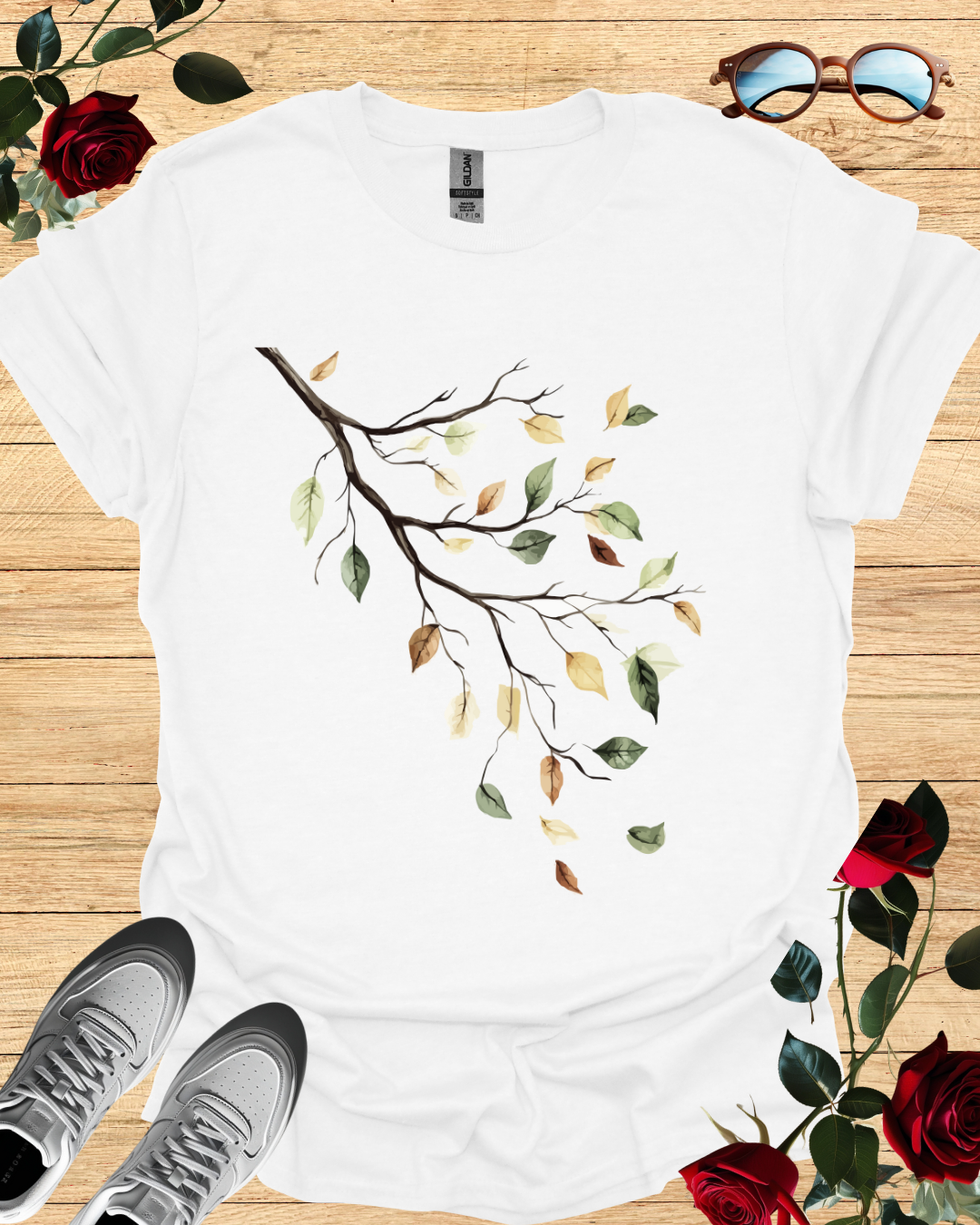 Tree Branch – Nature-Inspired T-Shirt in Long & Short Sleeve Styles Printify