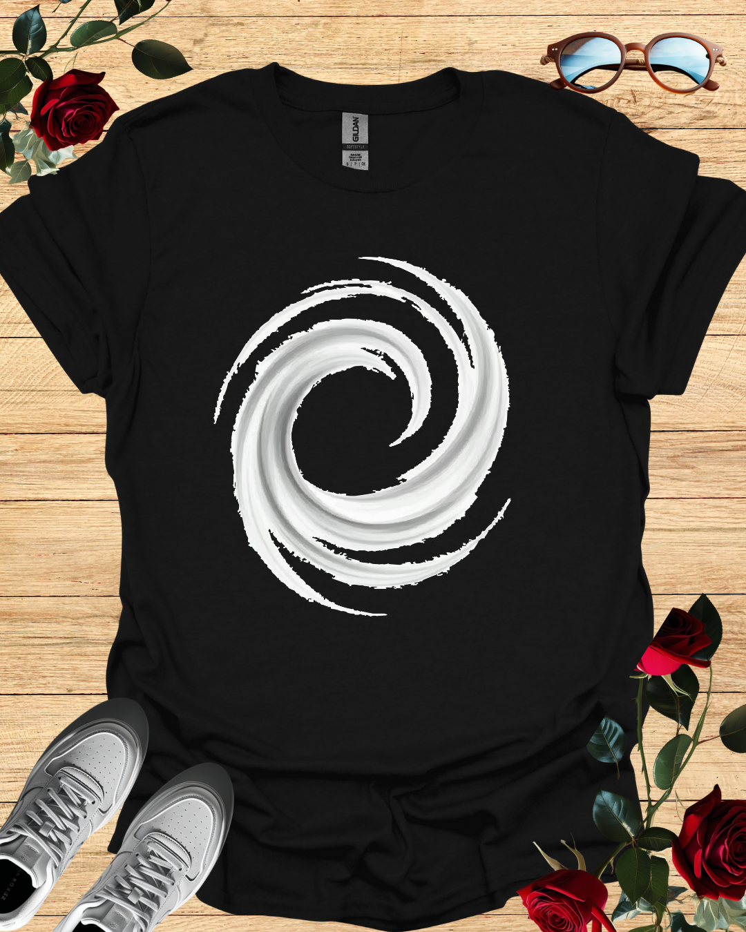 Swirl – Stylish T-Shirt in Long & Short Sleeve Designs Printify