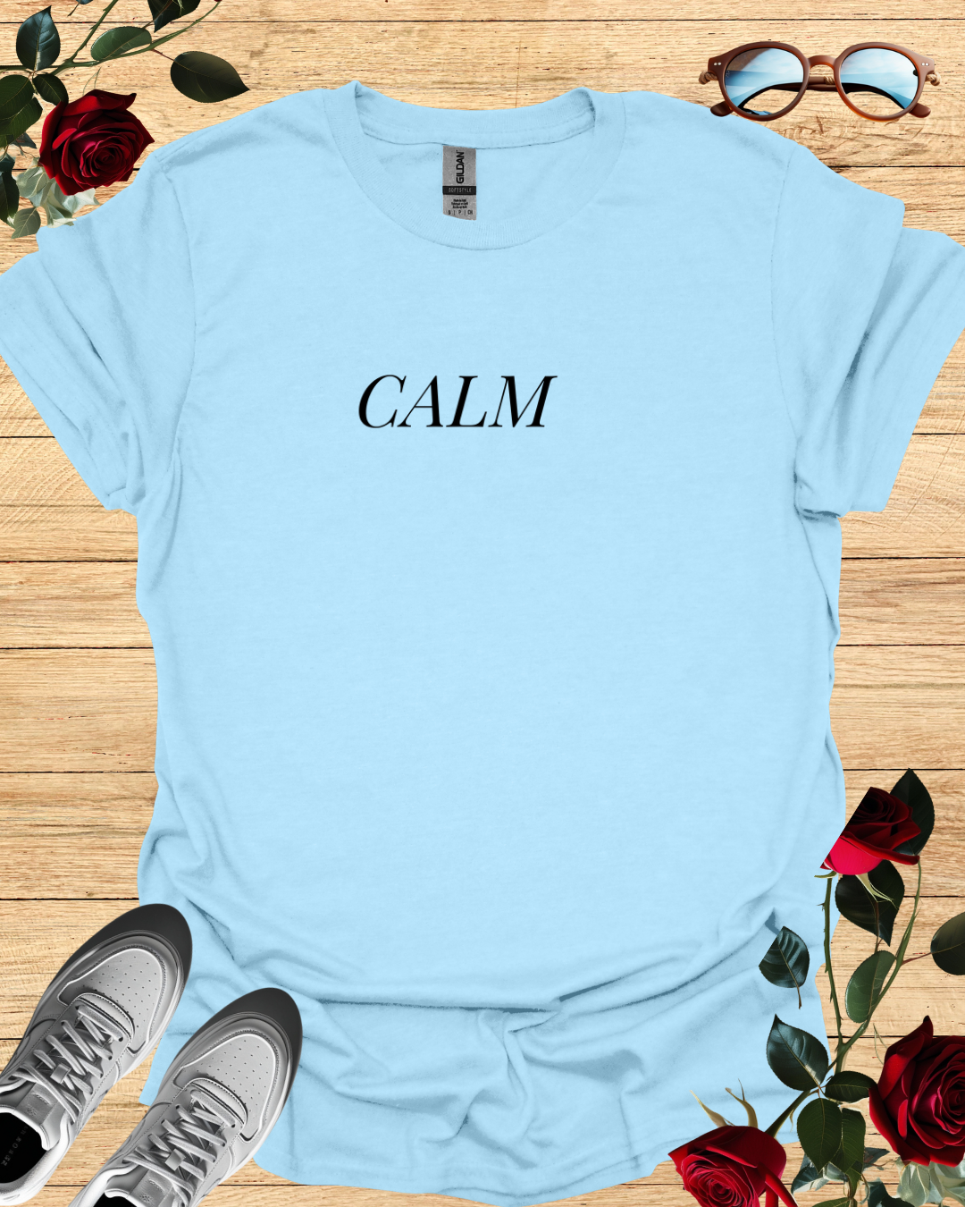 Calm – Soothing T-Shirt in Long & Short Sleeve Styles Printify