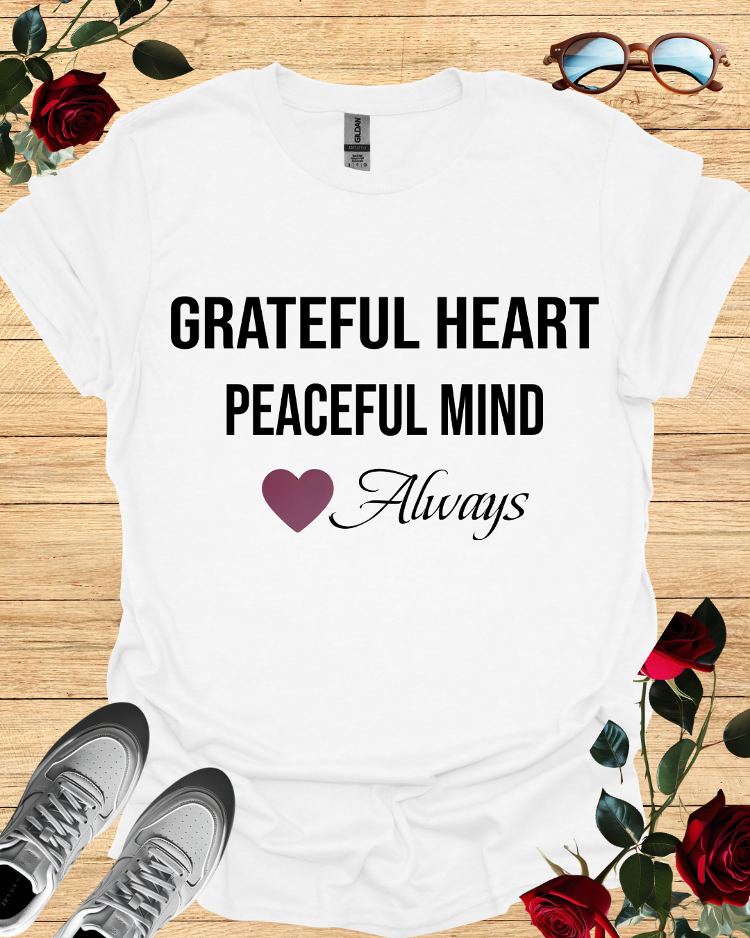 Graceful heart peaceful mind always
