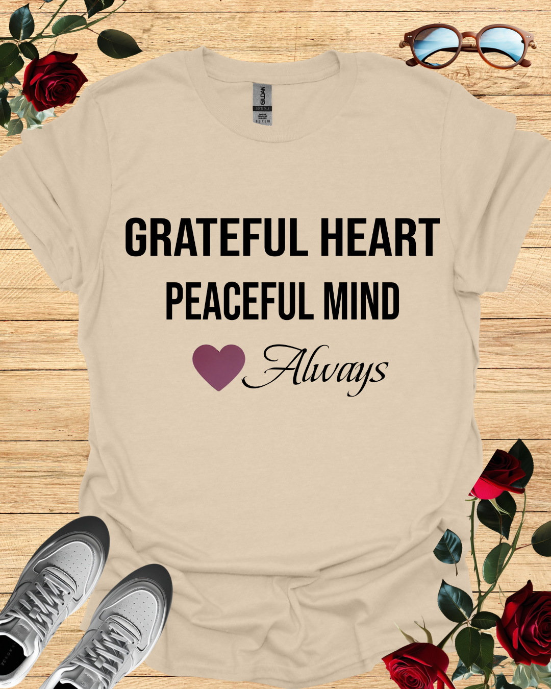 Graceful heart peaceful mind always