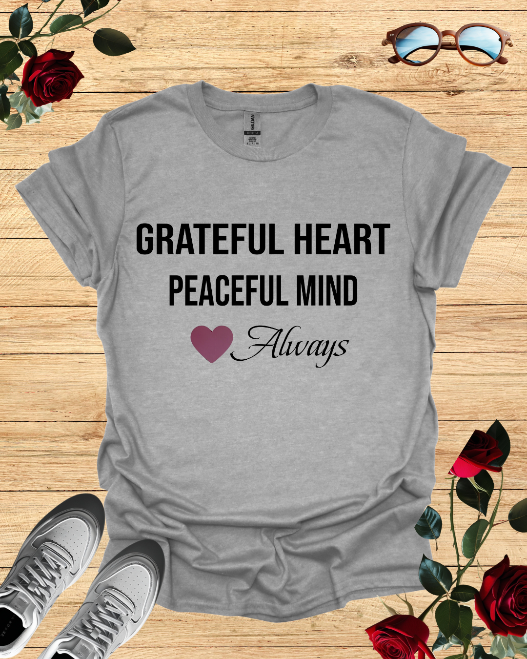 Graceful heart peaceful mind always