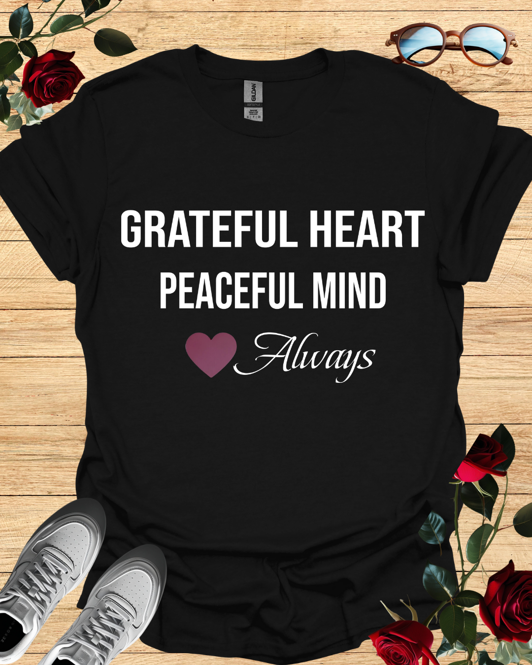 Graceful heart peaceful mind always