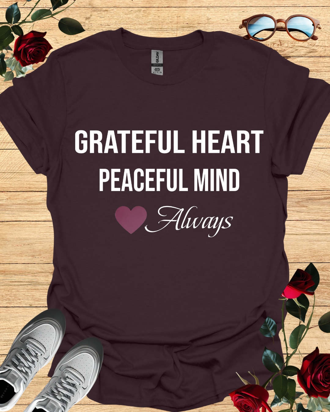 Graceful heart peaceful mind always