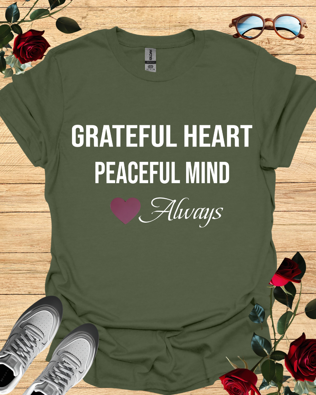 Graceful heart peaceful mind always