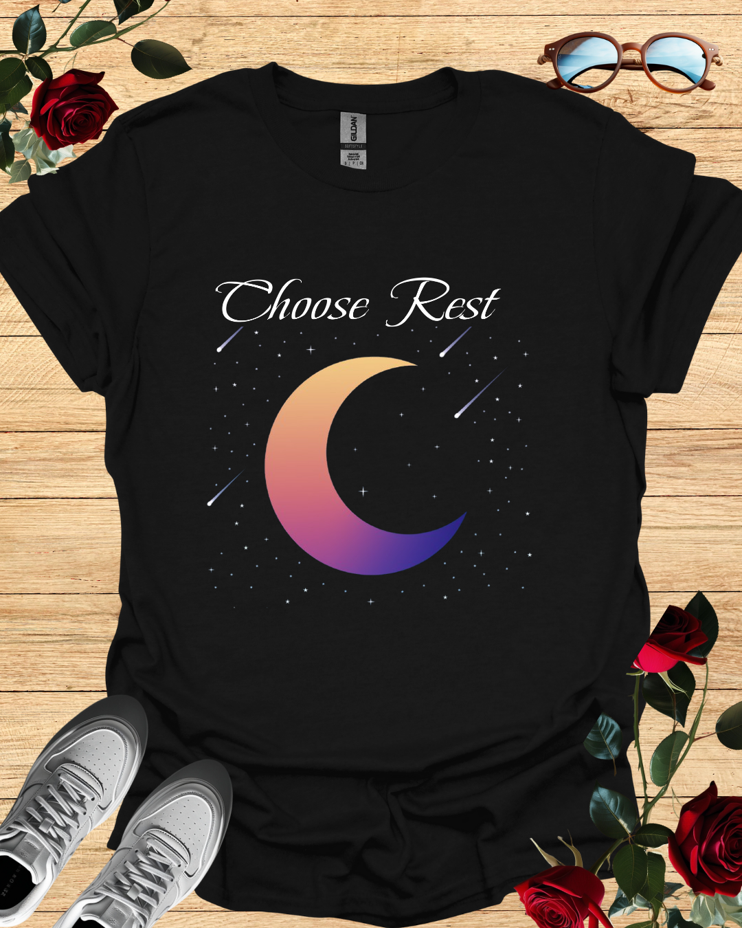 Choose Rest – Relaxed T-Shirt in Long & Short Sleeve Styles Printify