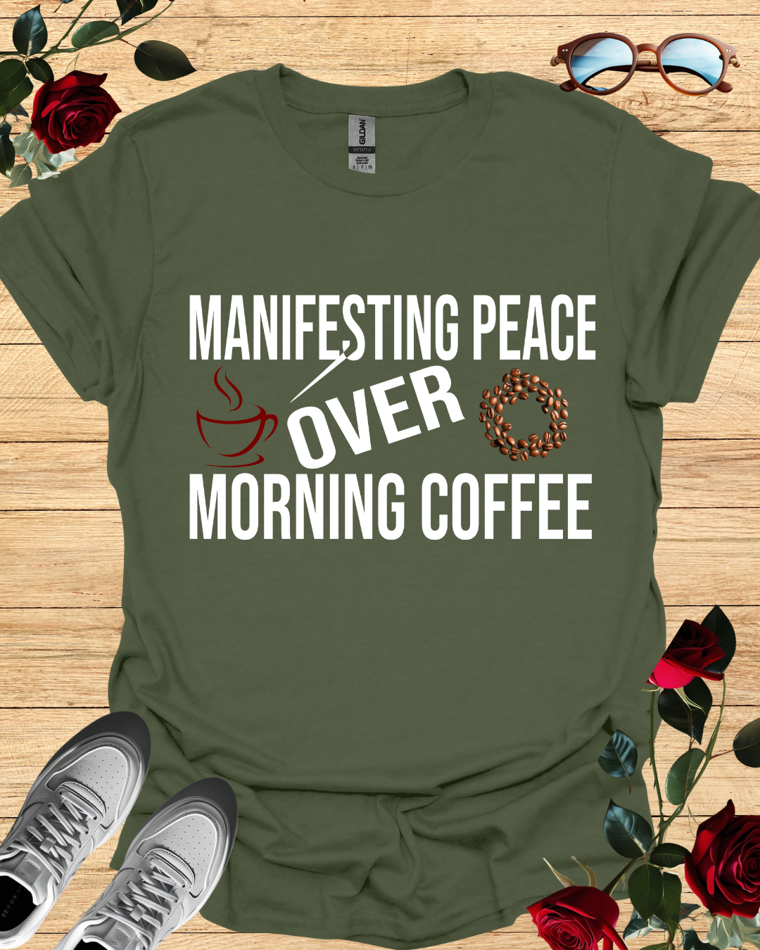 Manifesting peace over morning coffee