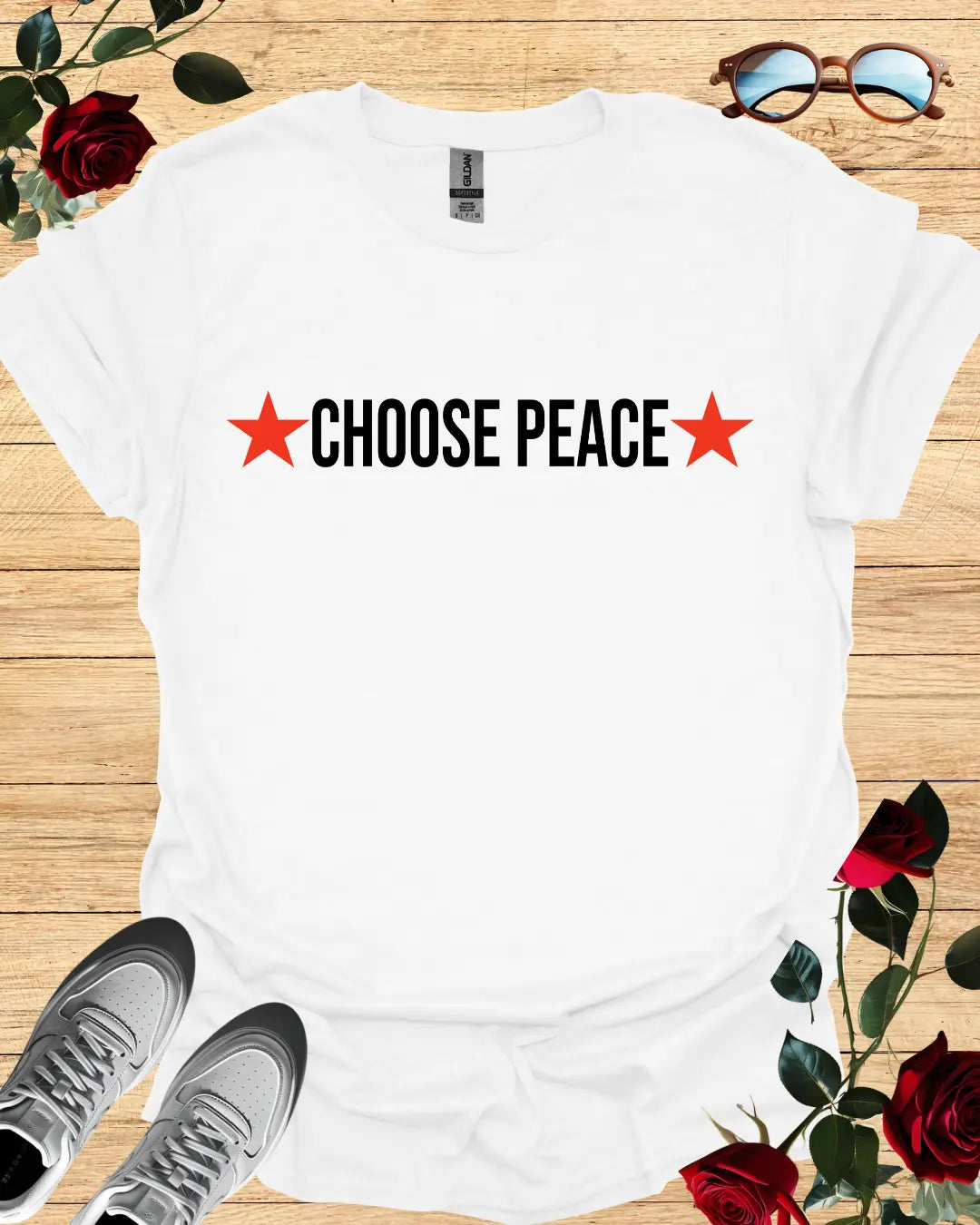 Choose Peace – Calm T-Shirt in Long & Short Sleeve Styles Printify
