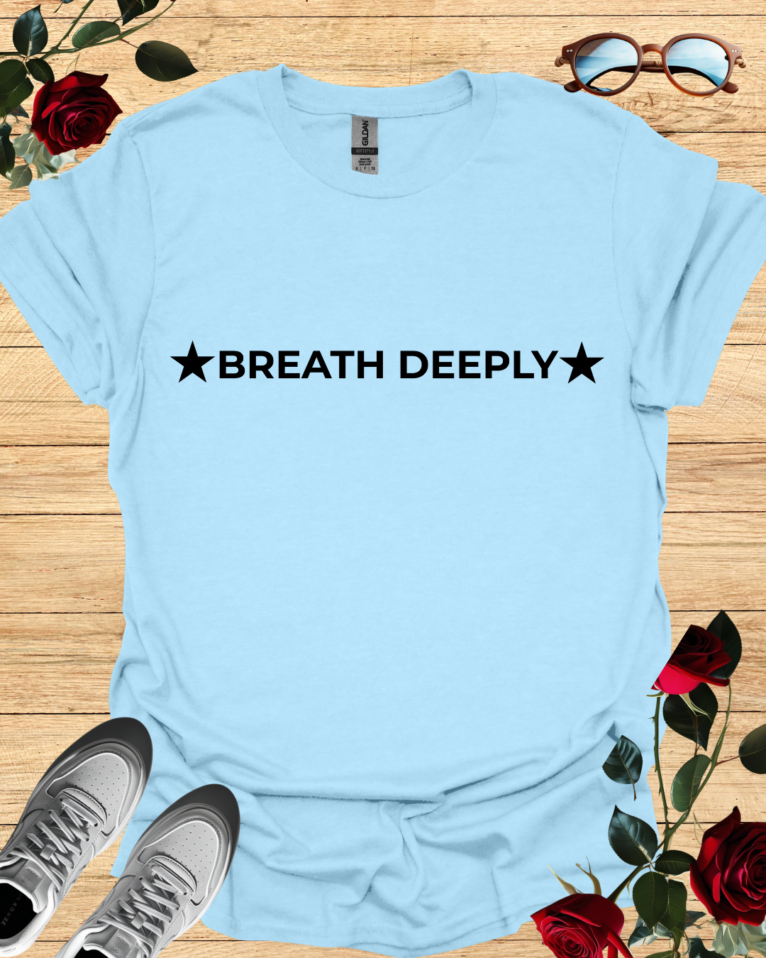 Breath Deeply – Relaxing T-Shirt in Long & Short Sleeve Styles Printify