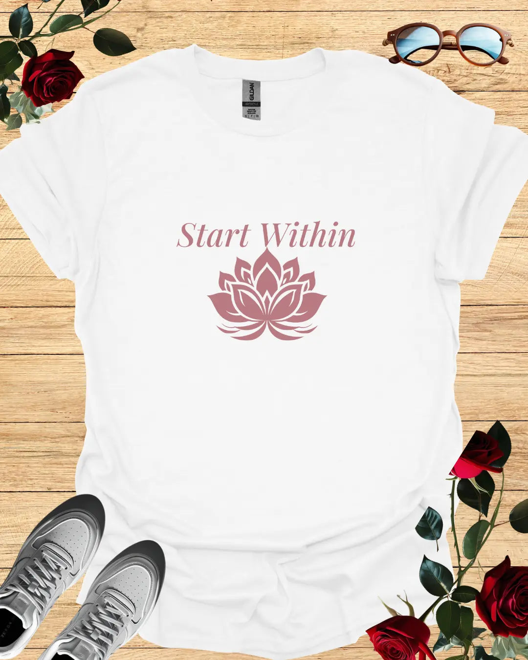 Start Within – Motivational T-Shirt in Long & Short Sleeve Styles Printify