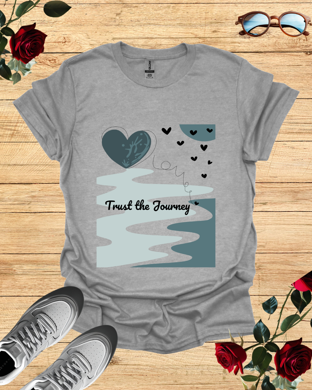 Trust The Journey – Motivational Shirt & T-Shirt for Life’s Adventures Printify