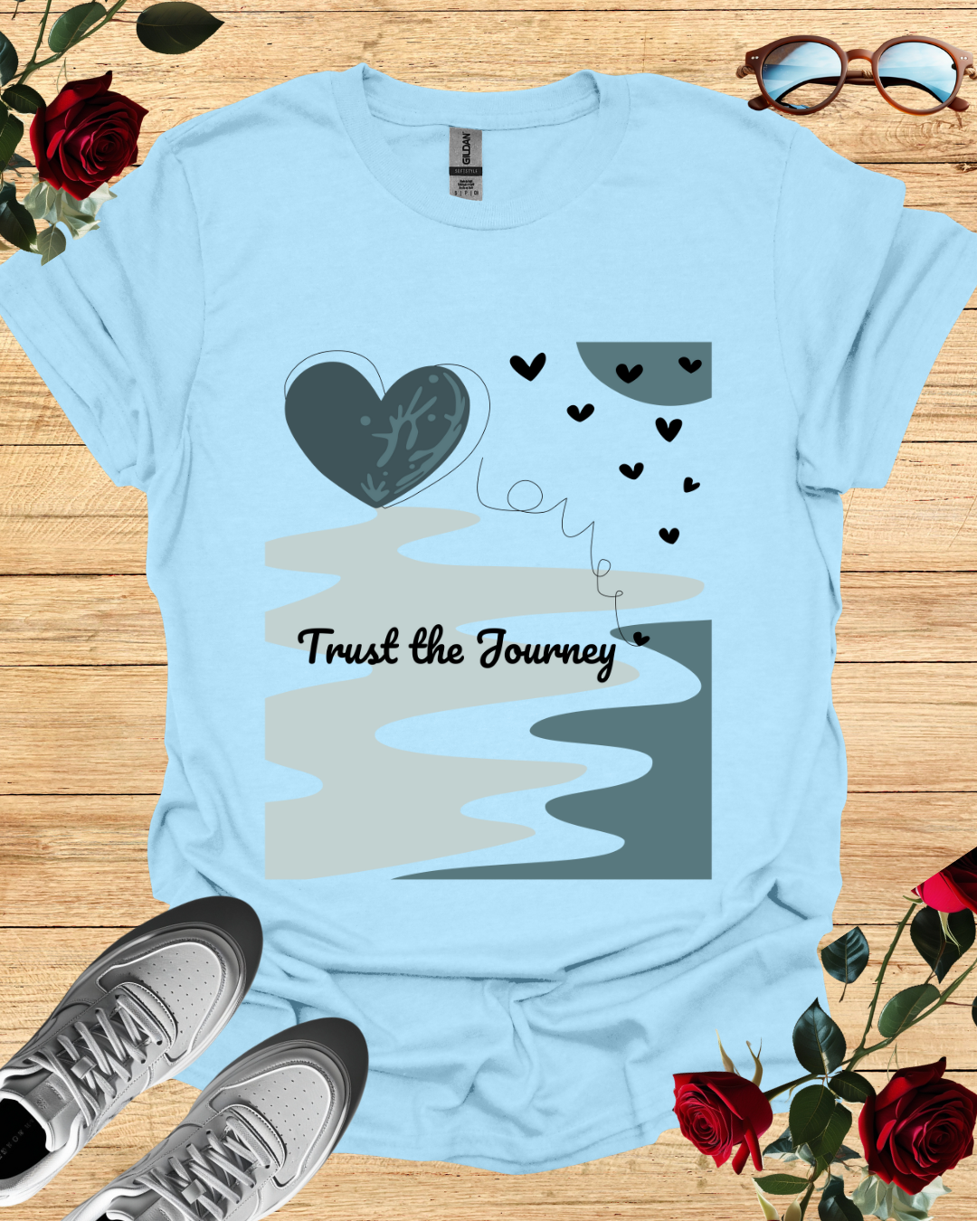 Trust The Journey – Motivational Shirt & T-Shirt for Life’s Adventures Printify