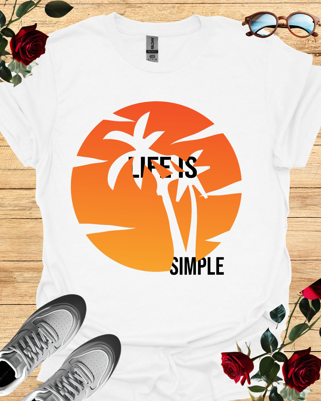 Life Is Simple – Minimalist Mindset Tee Printify