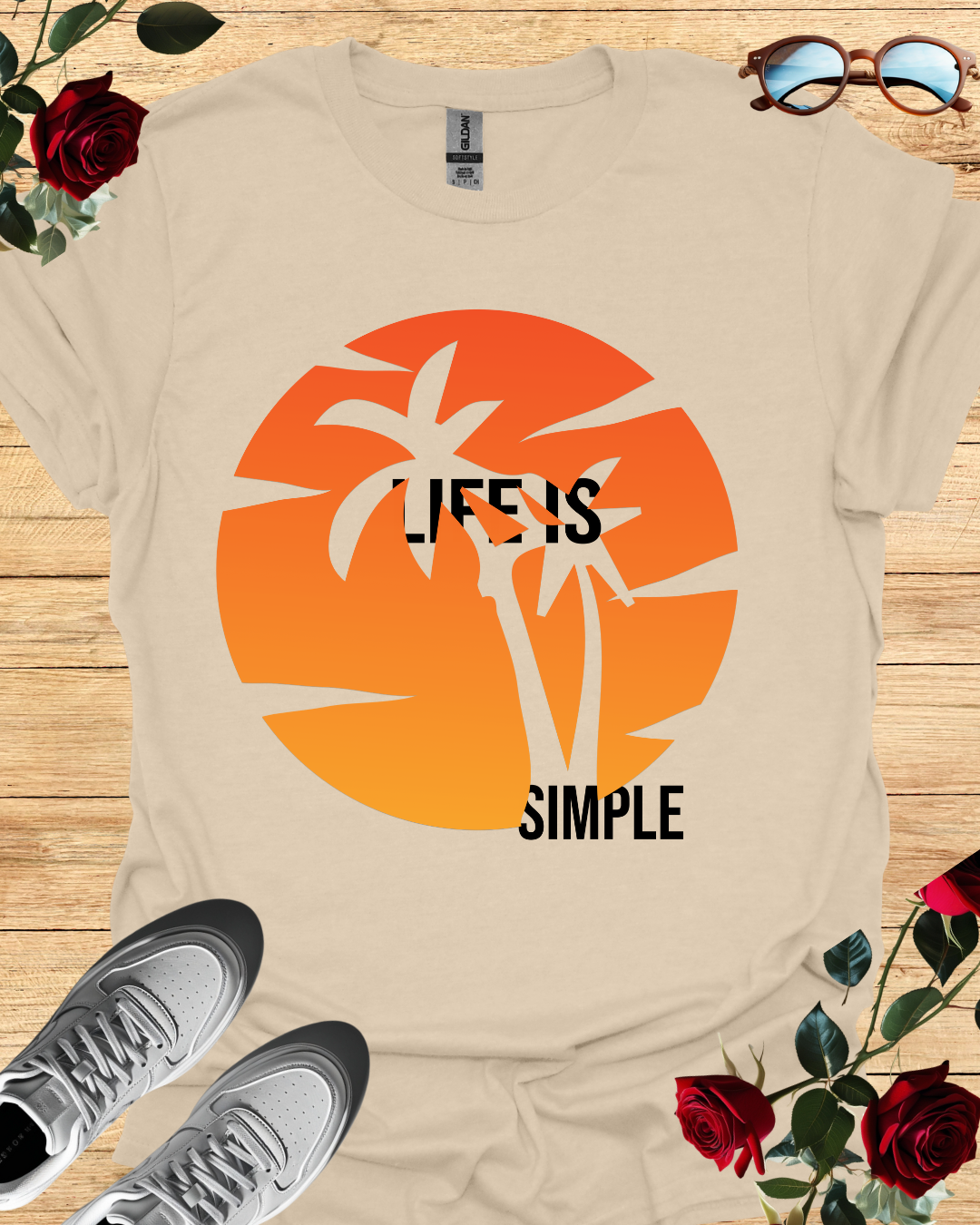 Life Is Simple – Minimalist Mindset Tee Printify