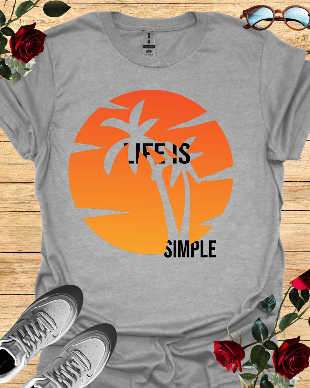 Life Is Simple – Minimalist Mindset Tee Printify