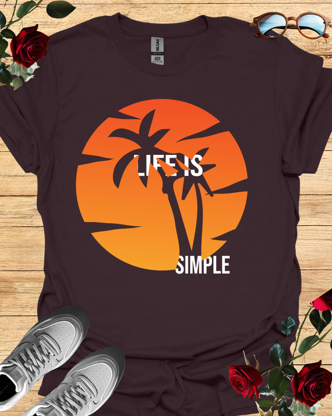 Life Is Simple – Minimalist Mindset Tee Printify