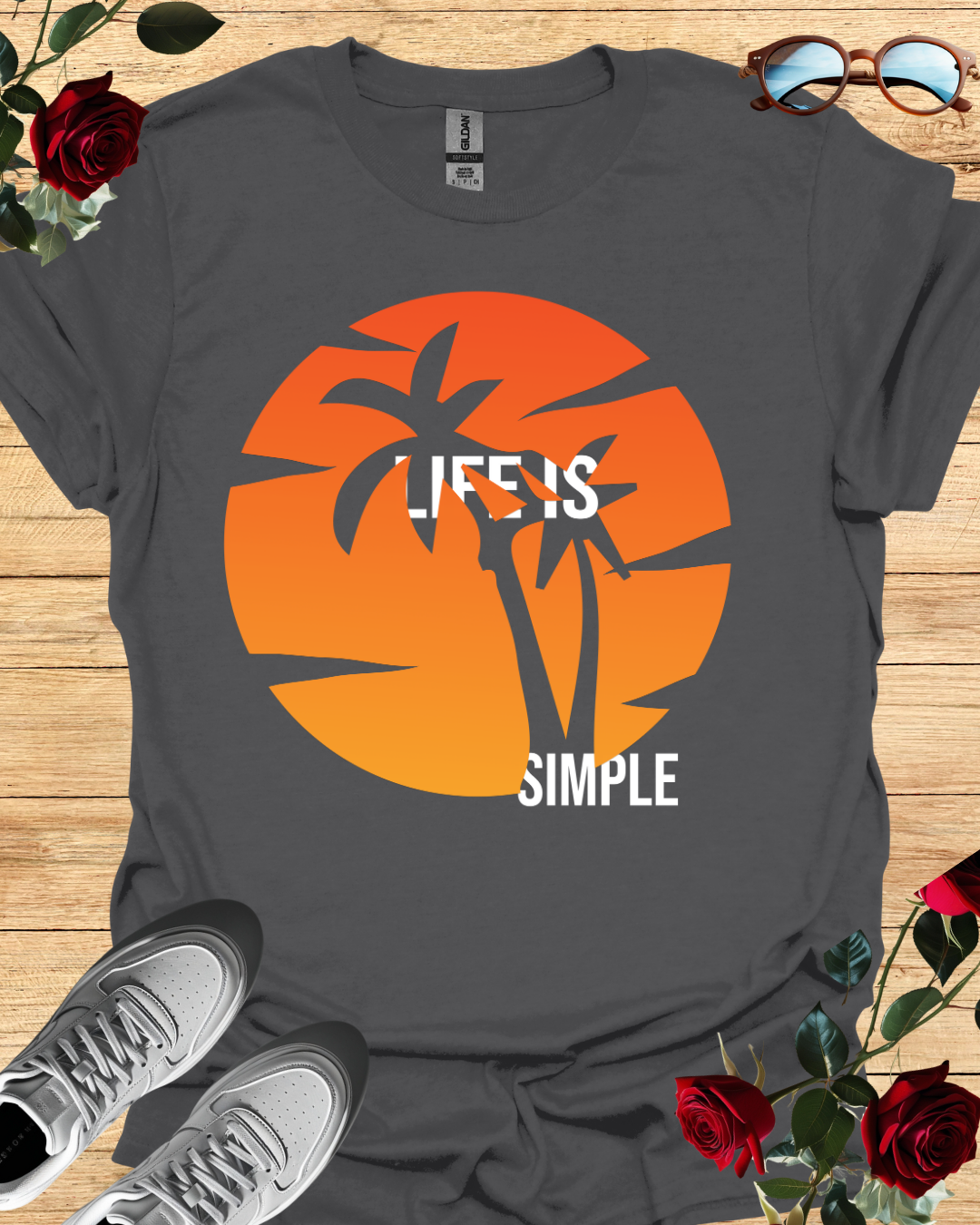 Life Is Simple – Minimalist Mindset Tee Printify