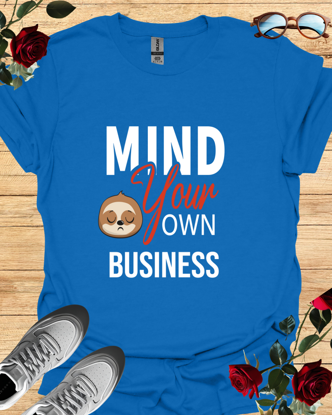 Mind Your Own Business | Bold Minimalist Statement T-Shirt Printify