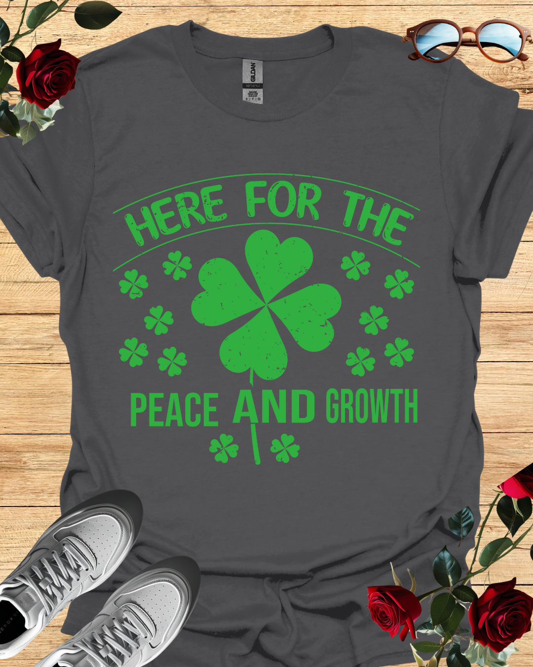 Peace & Growth – Intentional Living Tee Printify