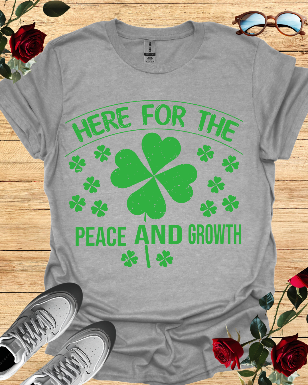 Peace & Growth – Intentional Living Tee Printify