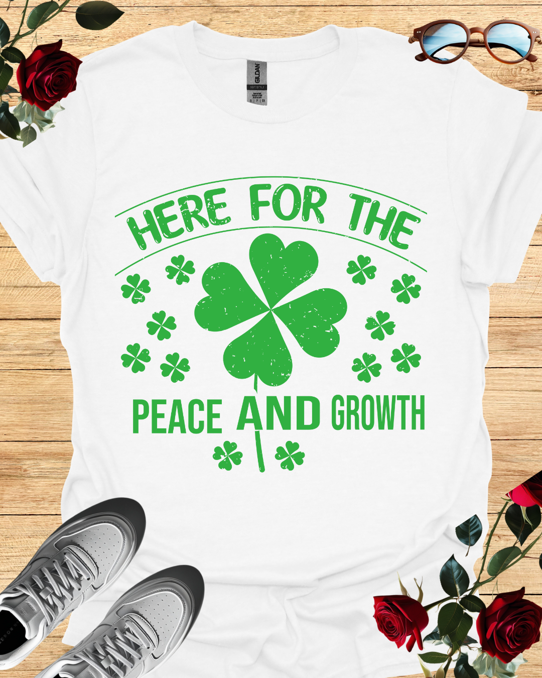 Peace & Growth – Intentional Living Tee Printify