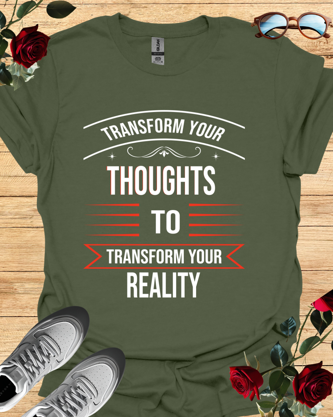 Transform Your Thoughts – Manifestation T-Shirt Printify