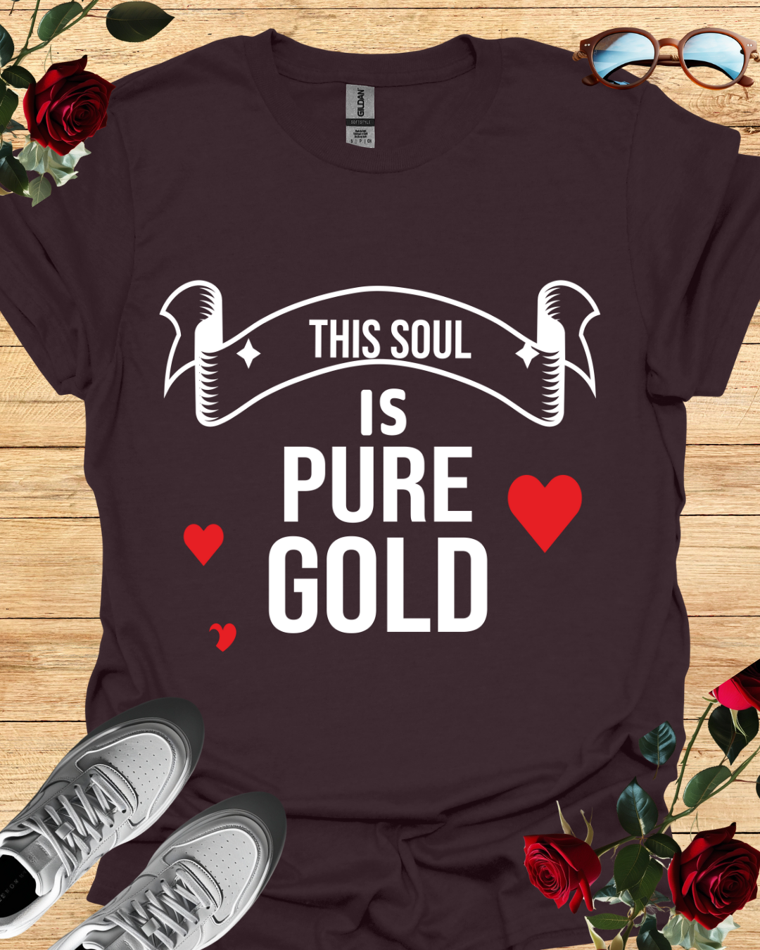 This Soul Is Pure Gold – Inner Light Tee Printify