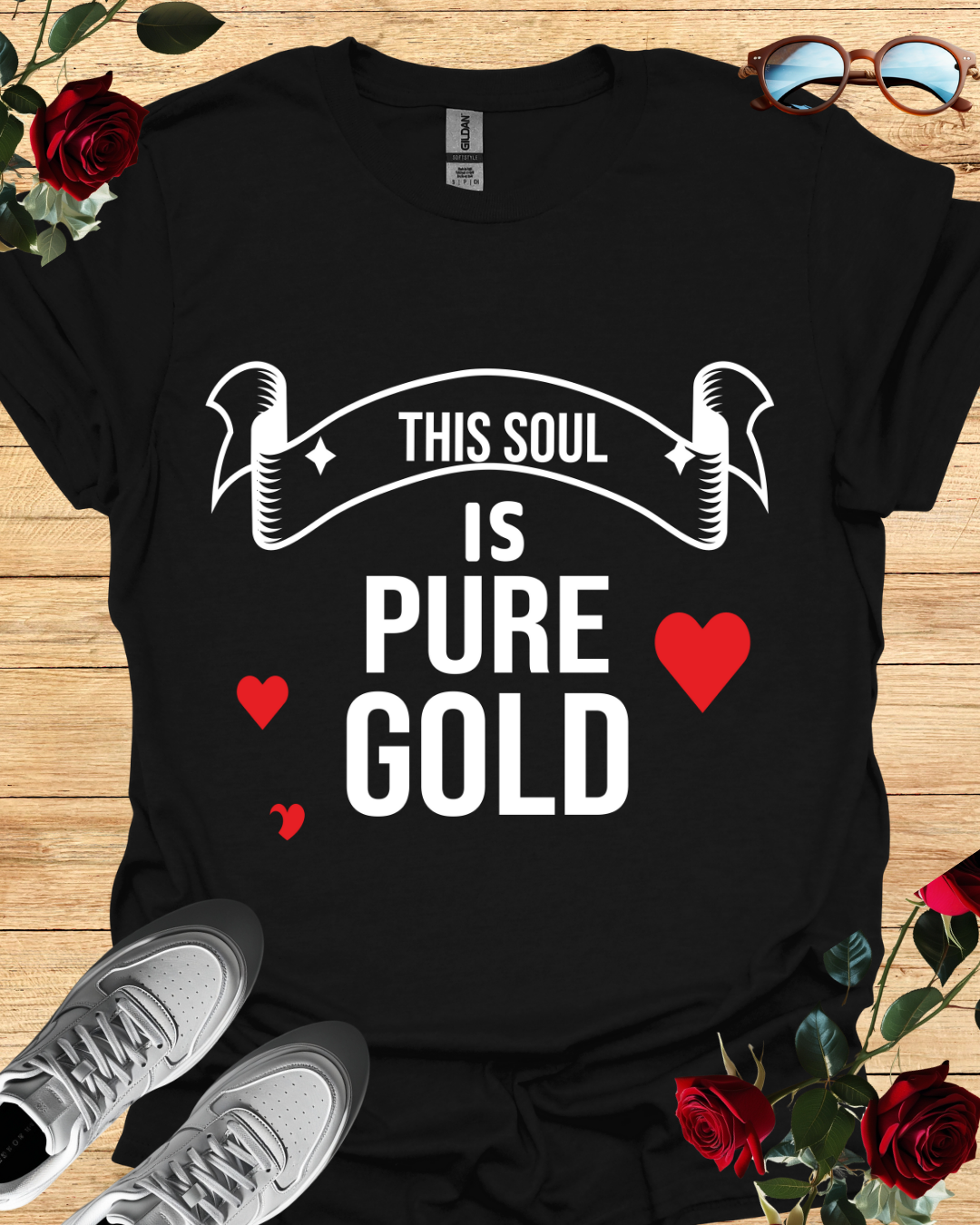 This Soul Is Pure Gold – Inner Light Tee Printify