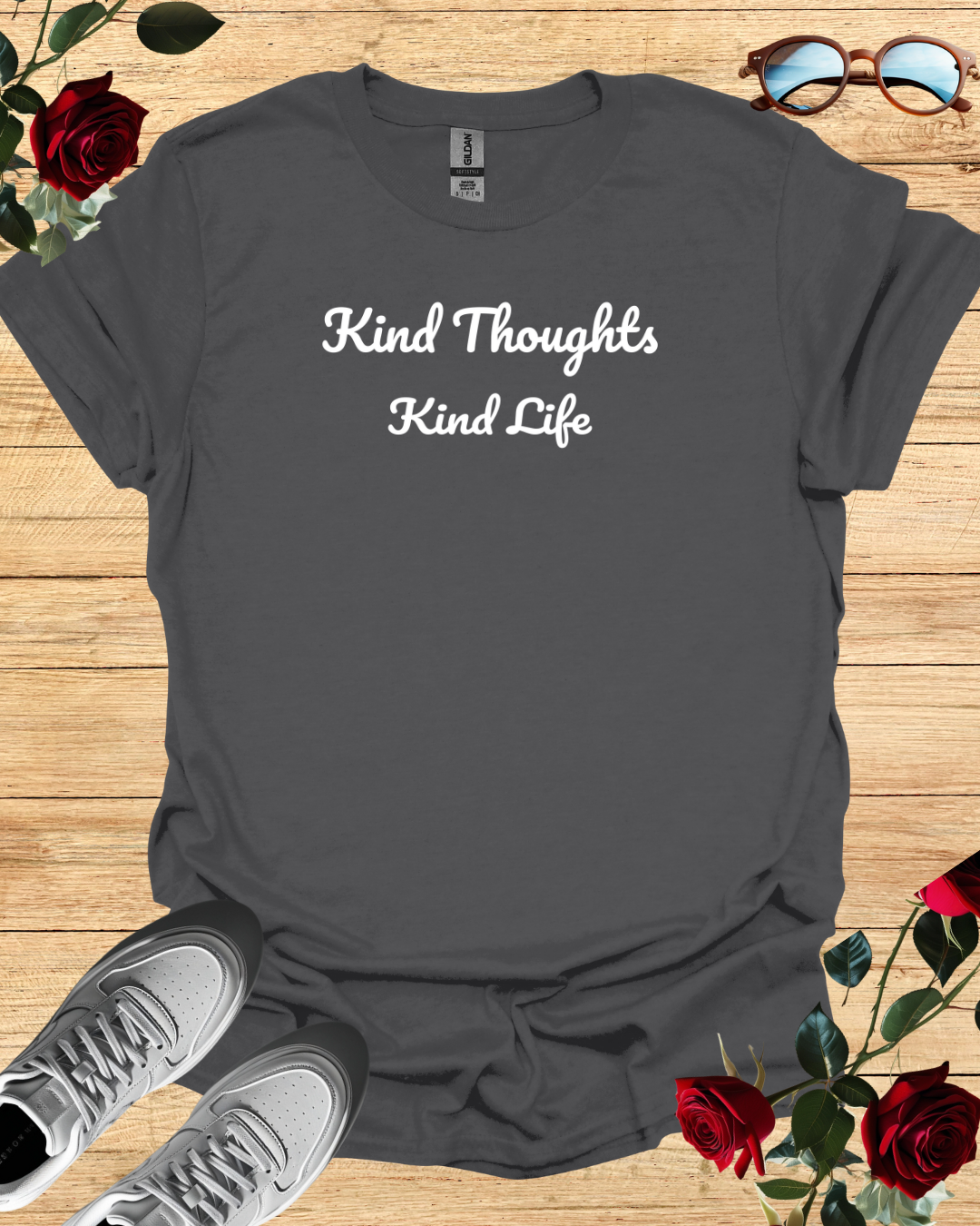 Kind Thoughts – Kind Life Organic Cotton T-Shirt Printify
