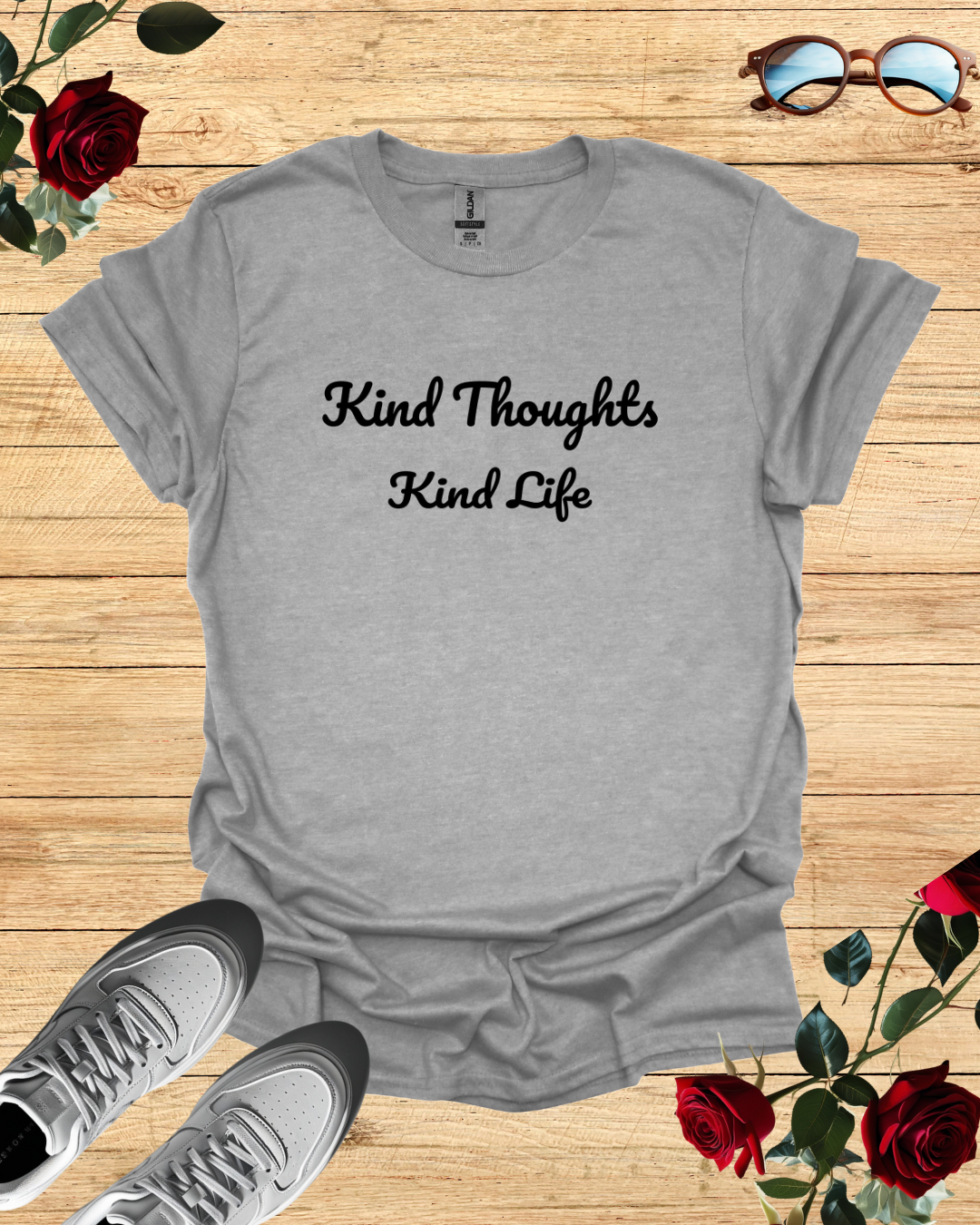 Kind Thoughts – Kind Life Organic Cotton T-Shirt Printify