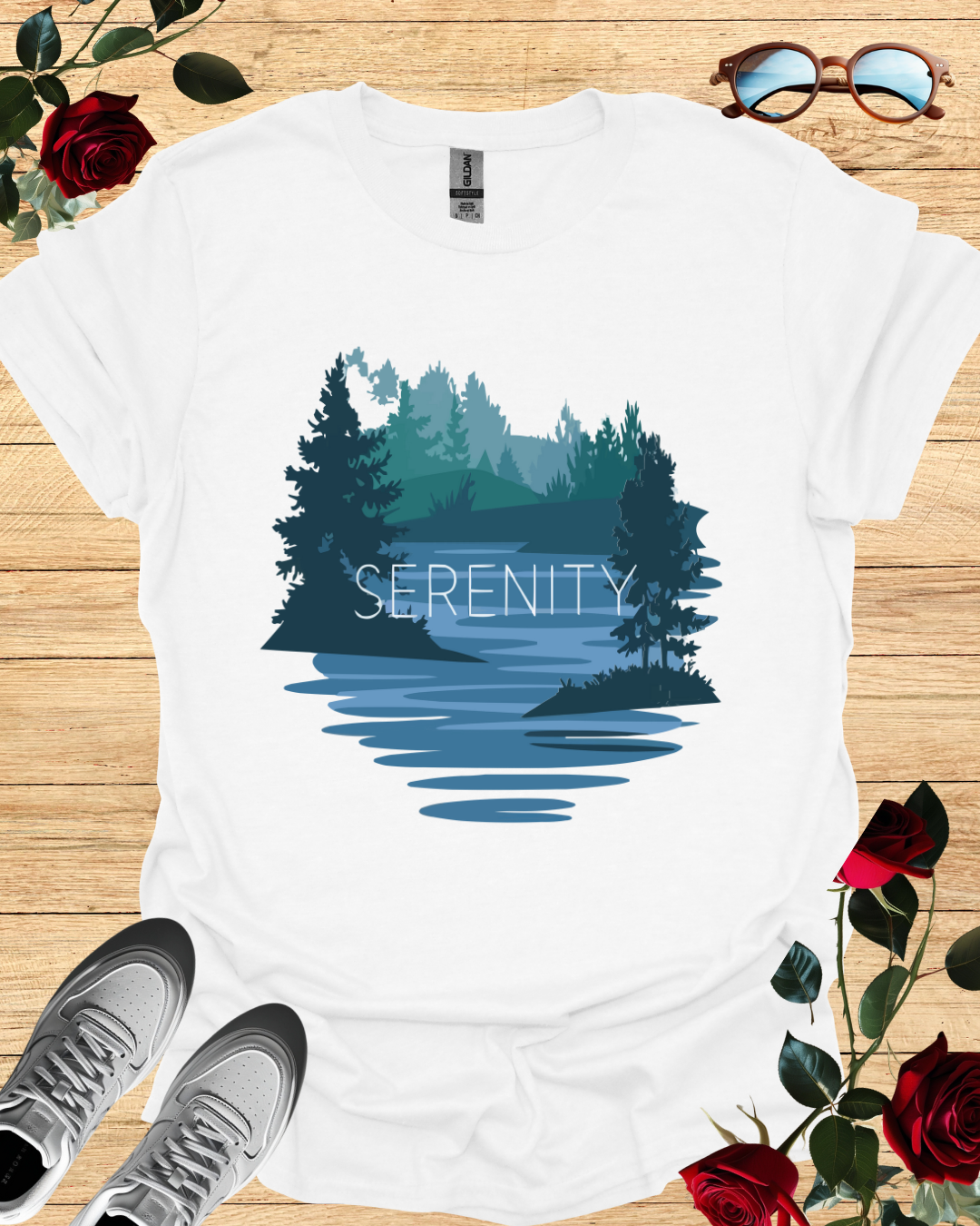 Serenity – Calm & Comfort T-Shirt in Long & Short Sleeve Styles Printify