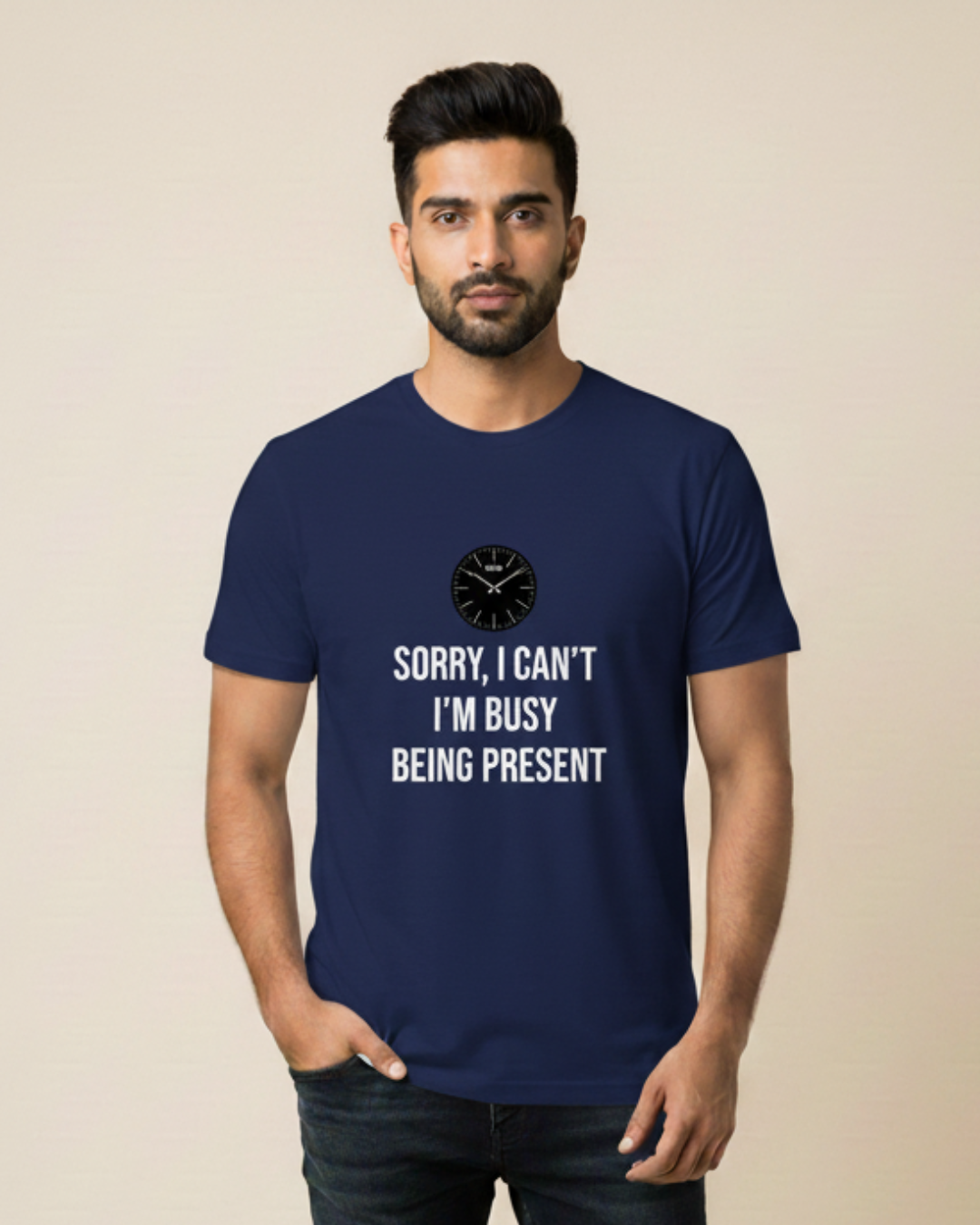 Sorry I Can't I'm Busy Being Present Shirt – Long & Short Sleeve