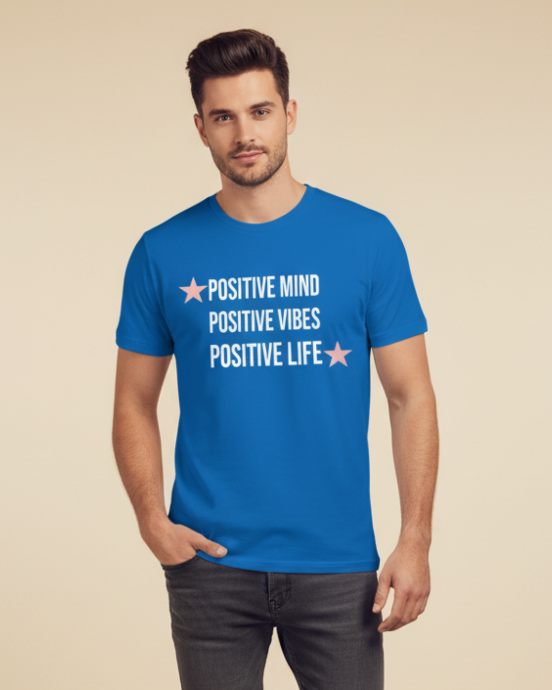 Positive Vibes Graphic Long & Short Sleeve T-Shirt for Mindful Living