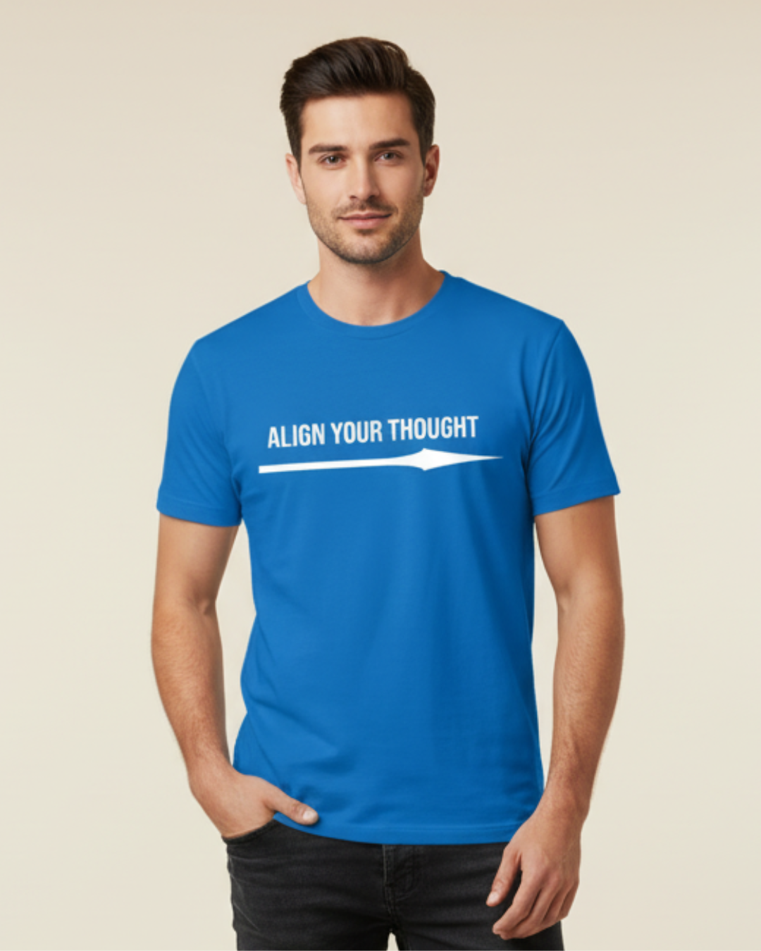 Clear Mind, Full Heart – Minimalist Motivational T-Shirt