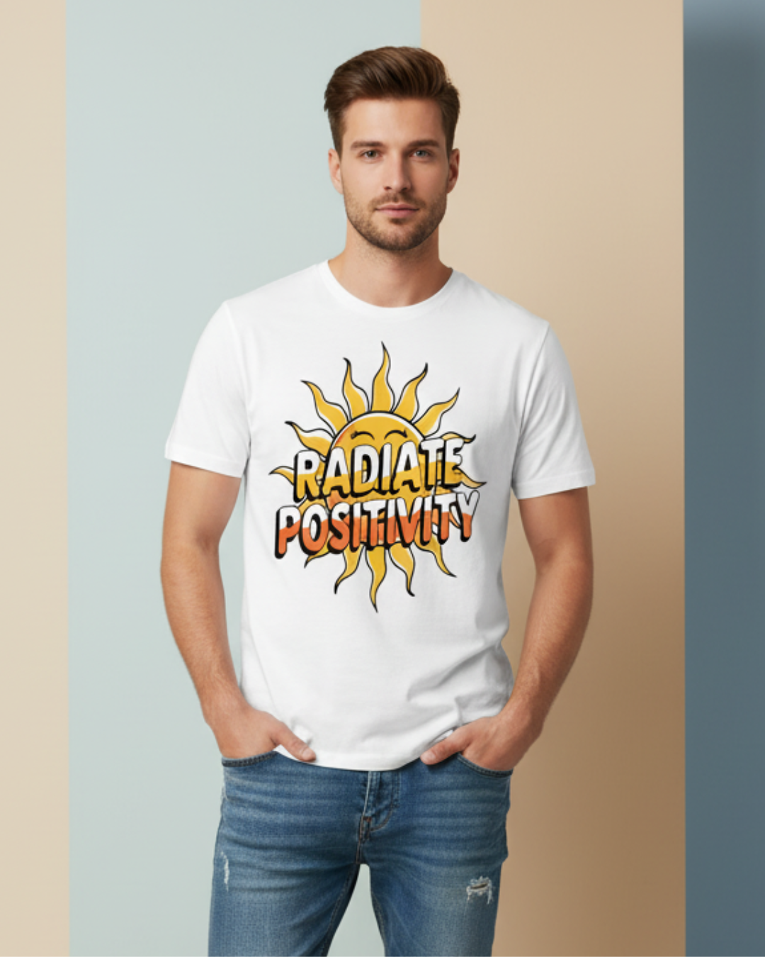 Radiate Positivity – Motivational T-Shirt in Long Sleeve & Short Sleeve Styles
