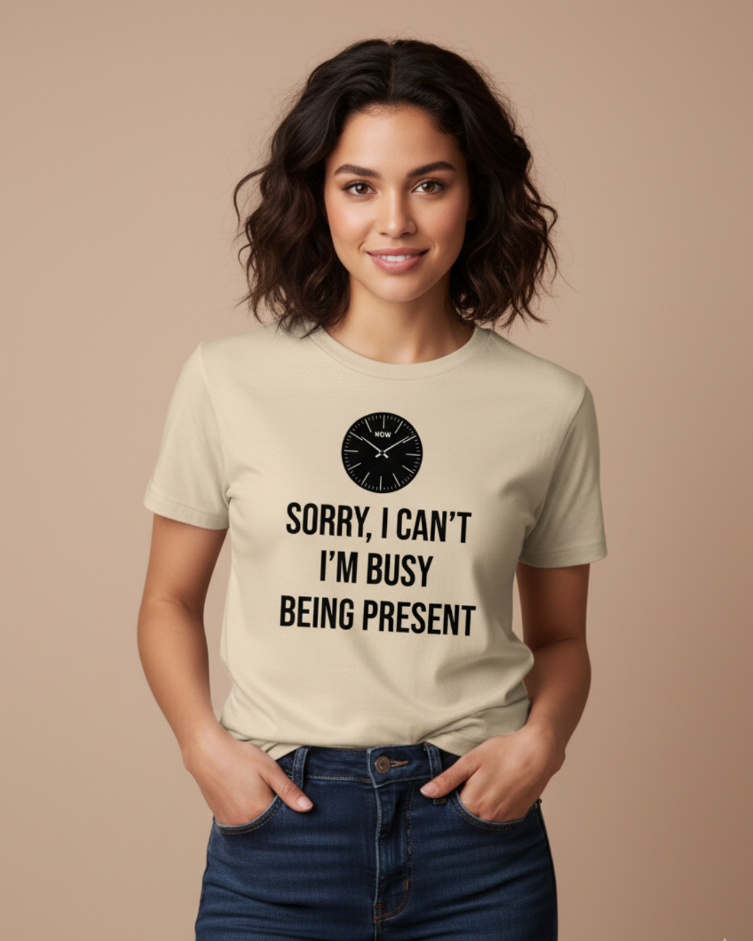 Sorry I Can't I'm Busy Being Present Shirt – Long & Short Sleeve