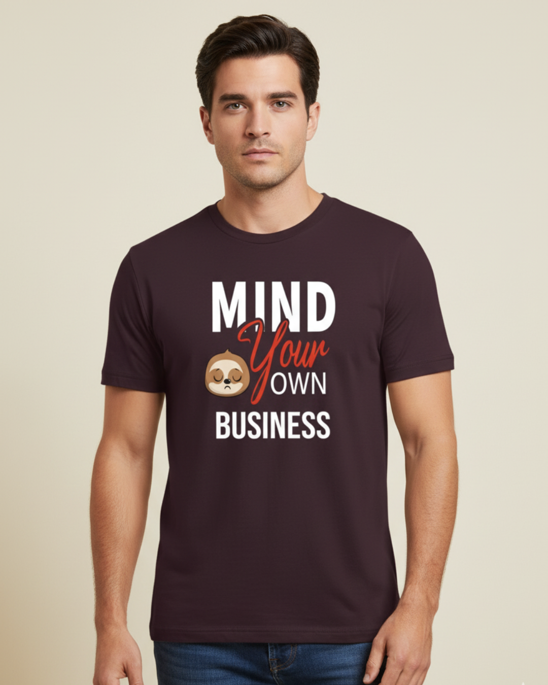 Mind Your Own Business | Bold Minimalist Statement T-Shirt
