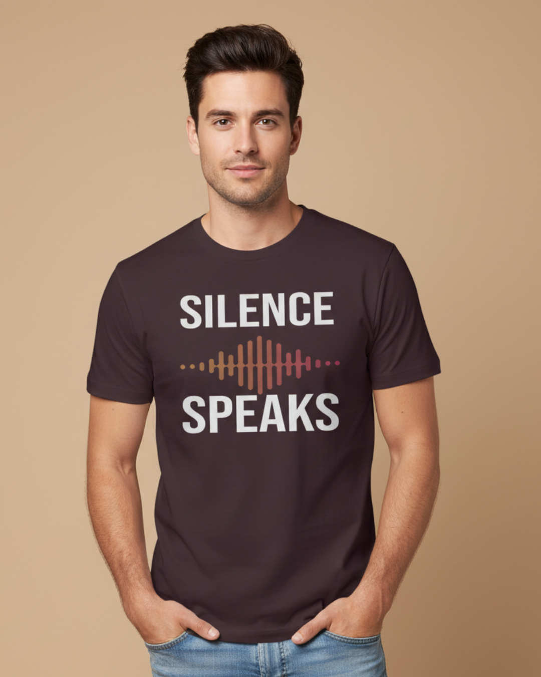 Silence Speaks T-Shirt – Minimalist Long & Short Sleeve Shirt