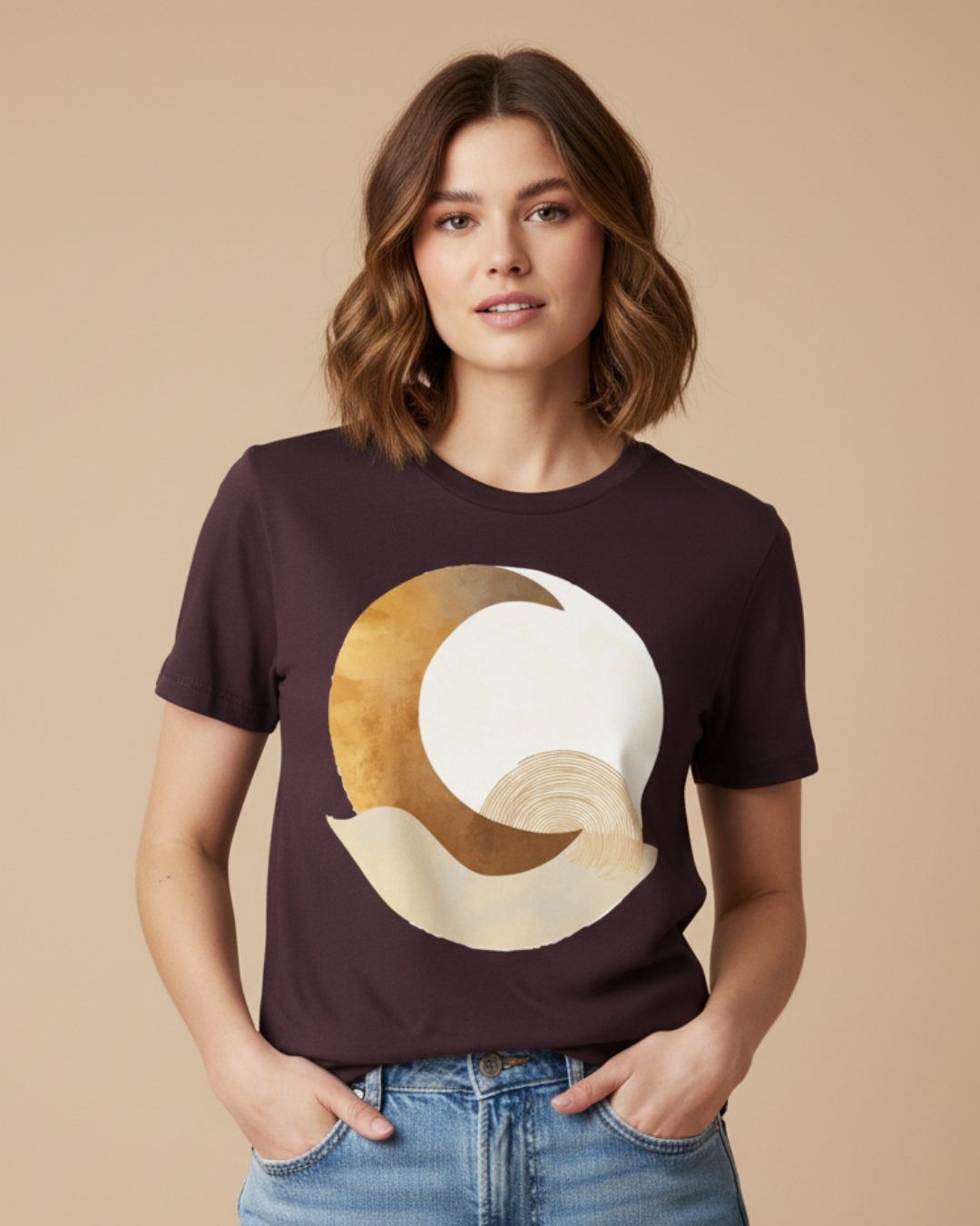 Moon – Celestial T-Shirt in Long & Short Sleeve Styles