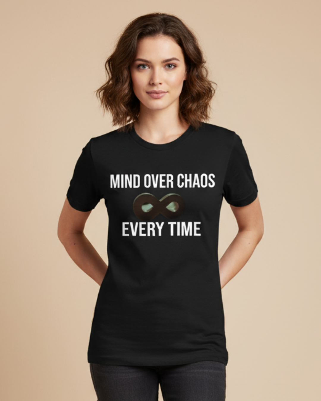 Mind Over Chaos – Motivational Organic Cotton T-Shirt