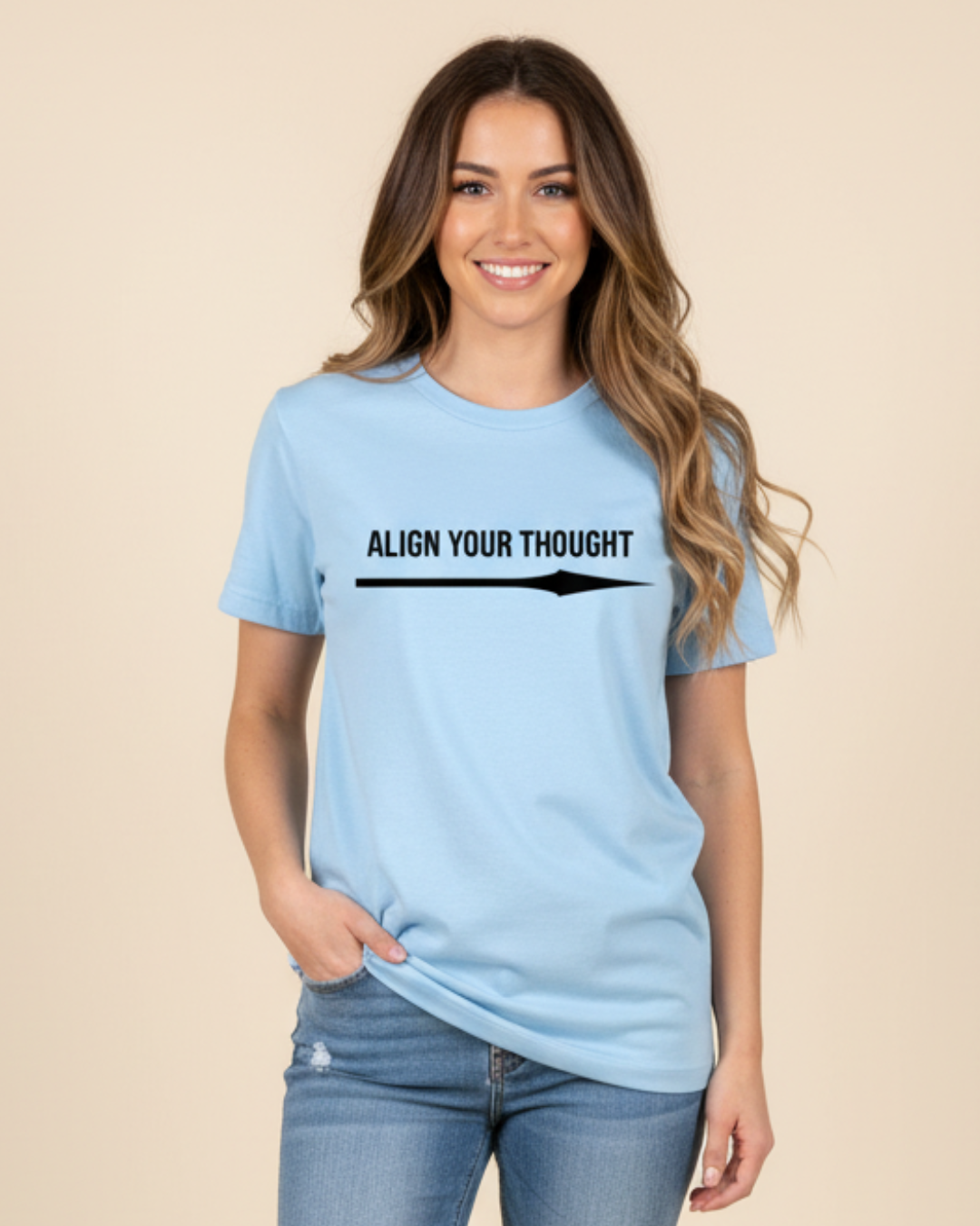 Clear Mind, Full Heart – Minimalist Motivational T-Shirt