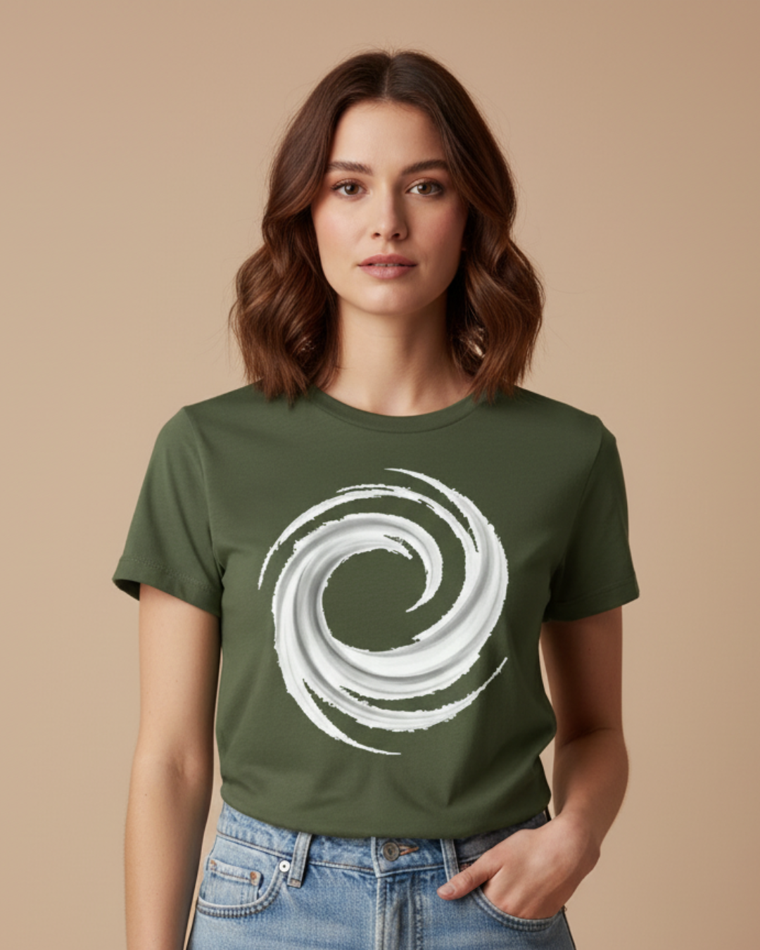 Swirl – Stylish T-Shirt in Long & Short Sleeve Designs