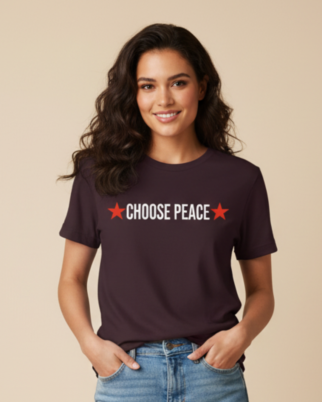 Choose Peace – Calm T-Shirt in Long & Short Sleeve Styles