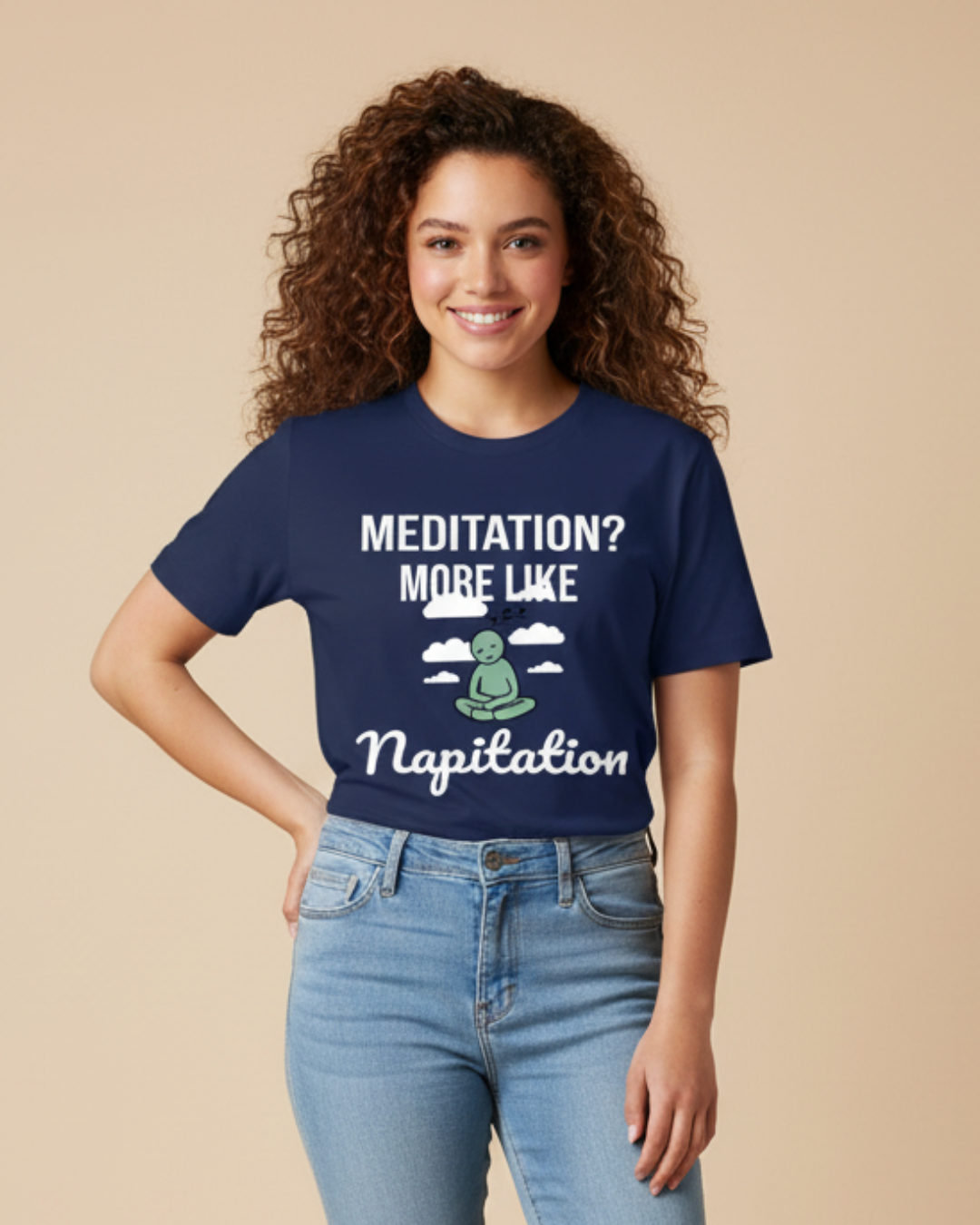 Meditation? More Like Napitation – Fun T-Shirt in Long & Short Sleeve Styles