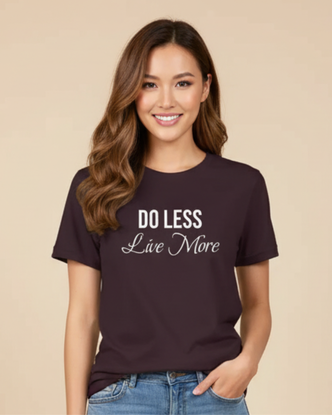 Do Less, Live More – Relaxed T-Shirt in Long & Short Sleeve Styles