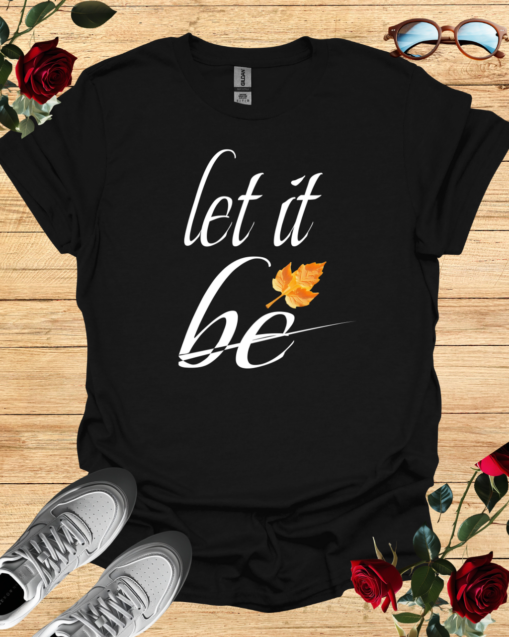 Let It Be Relaxed Fit T-Shirt – Long & Short Sleeve Options Printify