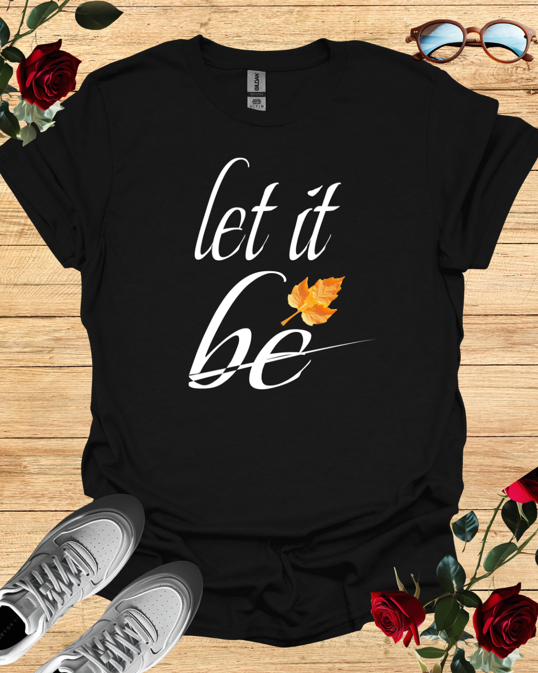 Let It Be Relaxed Fit T-Shirt – Long & Short Sleeve Options Printify